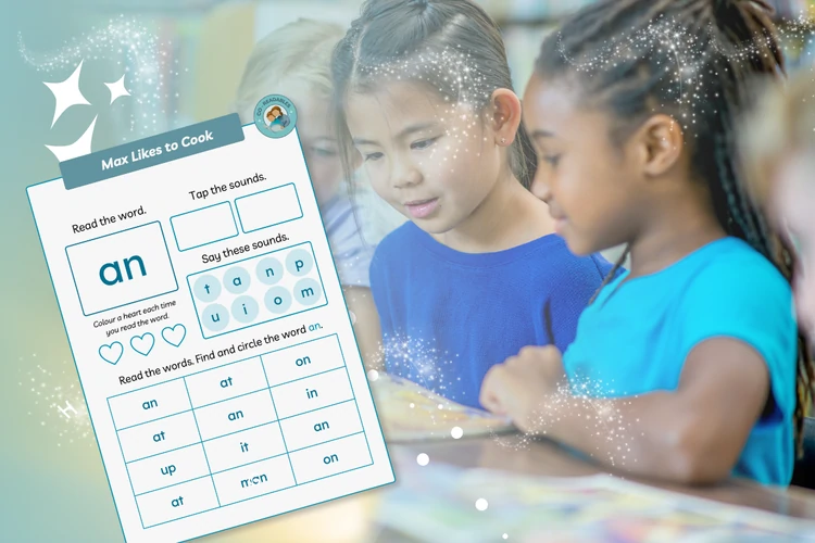 early learning press - free co-readables worksheets